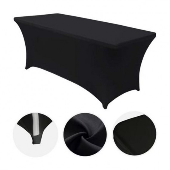 Funda para Mesa de Resina Sungarden Negra 240x74x74 cm