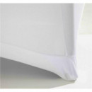 Funda para Mesa Redonda de Resina Sungarden, 160x74 cm, Blanca