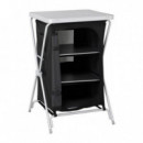 Mesa de Camping Plegable Sevenon con Armario de Tela Integrado