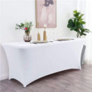 Funda Elástica Sungarden para Mesa de Resina 240x74x74cm Blanca