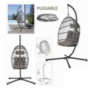 Balancín Plegable Urban Living de Jardín 103x103x197 cm