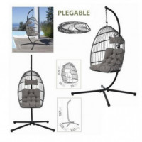 Balancín Plegable Urban Living de Jardín 103x103x197 cm