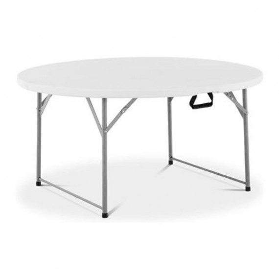 Mesa Redonda Plegable de Resina Sungarden 160x74 cm (Tablero 4.5 cm)