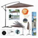 Sombrilla Excéntrica Urban Living Topo 300cm con Manivela UV50