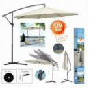 Sombrilla Excéntrica Urban Living Beige 300 cm