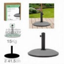 Base para Sombrilla Urban Living de Cemento Gris 41 cm