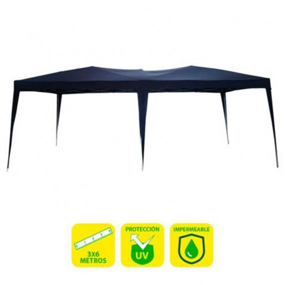 Carpa Plegable de Acero Sungarden 3x6 Metros Azul Oscuro