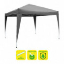 Carpa Plegable de Acero Sungarden 3x3 Metros Gris