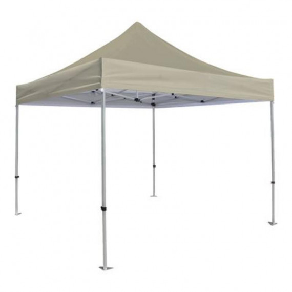 Carpa Plegable de Aluminio Sungarden 3x3 Metros 300grs Beige para Jardín y Eventos