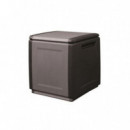 Baúl de Almacenamiento Artplast Cube Line Multiusos (54x53x57 cm)