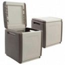 Baúl de Almacenamiento Artplast Cube Line 130L 540x530x570mm