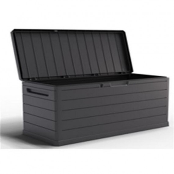 Baúl Exterior Artplast de 350 Litros con Cerradura Gris Oscuro