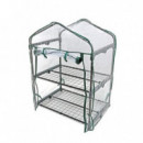 Invernadero de Jardín Mader con 2 Estantes - 69x49x92 cm