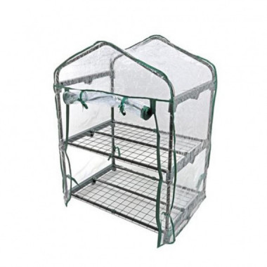 Invernadero de Jard&iacute;n Mader con 2 Estantes - 69x49x92 cm