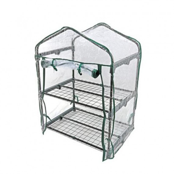 Invernadero de Jardín Mader con 2 Estantes - 69x49x92 cm