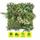 Jardín Vertical Artificial Sungarden Serie Bionia 50x50cm