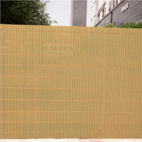 Cañizo Plástico Doble Cara 1.5x3 Metros Marrón Claro Sungarden