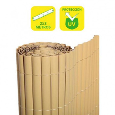 Ca&ntilde;izo Pl&aacute;stico Doble Cara Marr&oacute;n Claro 2x3 Metros Sungarden