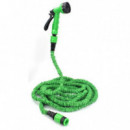 Manguera Extensible Saurium de 10 Metros con Pistola de 7 Chorros