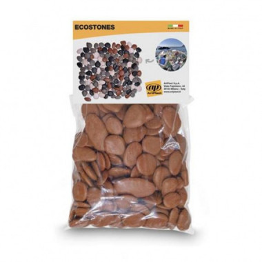 Piedras Decorativas Artplast de Polipropileno Regenerado Terracota (1 kg)