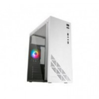 Caja MARS GAMING Ventana Lateral Completa Frgb 1XUSB 2.0 2XUSB-A 3.0 ATX Matx Mini-itx Blanca (MC100W)