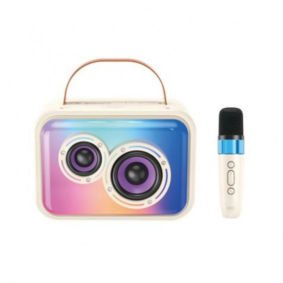 Altavoz Karaoke XO F54 RGB 20W con Micrófono Inalámbrico