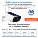 Cámara Ip Solar Tipo Bullet CAMVIEW con Lente 3.6 Mm, 2 Mp, Wi-fi y Microsd