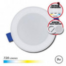 Downlight LED Circular Elbat 9W 720LM con Selector de 3 Temperaturas para Sobreponer