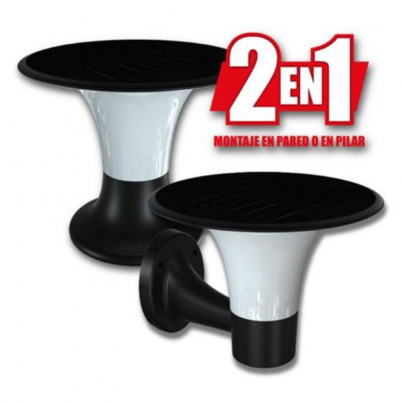 Farol LED Solar Elbat Serie Pro 2 en 1 con Sensor de Movimiento, 2200LM (6000K/3000K)