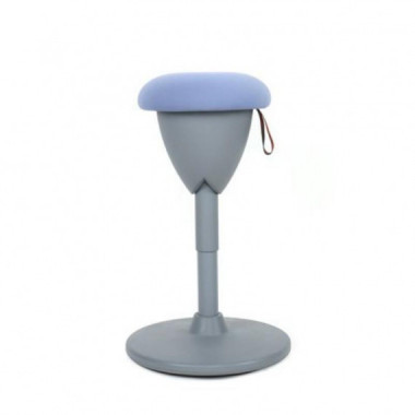 Taburete Multiusos con Balanceo Cromad Design Azul Claro