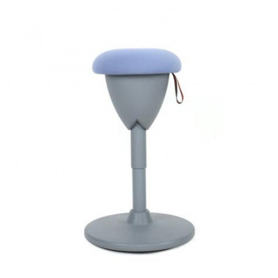 Taburete Multiusos con Balanceo Cromad Design Azul Claro