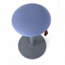 Taburete Multiusos con Balanceo Cromad Design Azul Claro