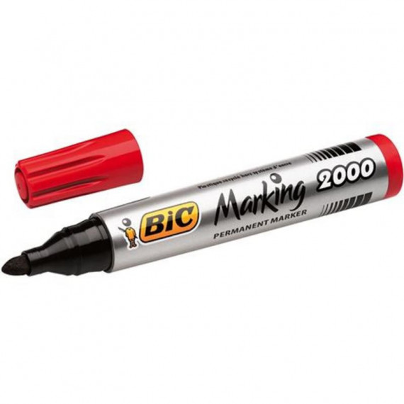 Rotulador Marcador Permanente BIC Marking 2000 Eco Rojo - Punta 4.9MM