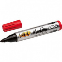 Rotulador Marcador Permanente BIC Marking 2000 Eco Rojo - Punta 4.9MM