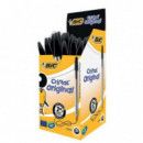 Bolígrafo BIC Cristal Original Tinta Aceite Punta 1.0 Mm Negro (caja de 50 Unidades)