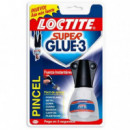 Pegamento Instantáneo Loctite Super Glue-3 con Pincel, 5g