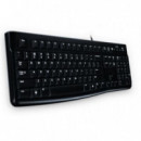Teclado LOGITECH K120 Negro USB Qwerty para Pc