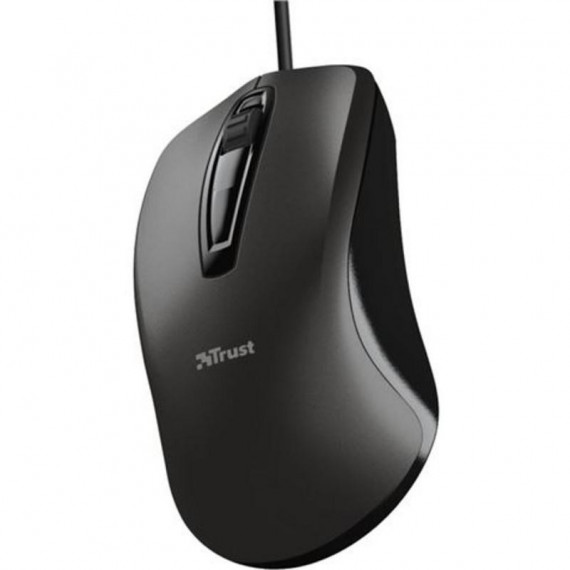 Ratón Óptico USB Trust Carve Negro 1200 DPI