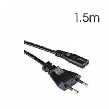 Cable de Alimentaci&oacute;n Cromad Tipo 8 (C7) de 1.5 Metros