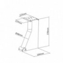 Accesorio para Palanca de Cambios Cromad Racing Simulator Cockpit Seat Pro R3 Cromado