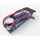 Bomba de Pie Saurium con Manómetro y Cabezal Universal Doble 7 bar (100 PSI)