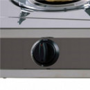 Cocina de Gas Muvip Strong de 2 Fuegos en Acero Inoxidable con Encendido Piezo