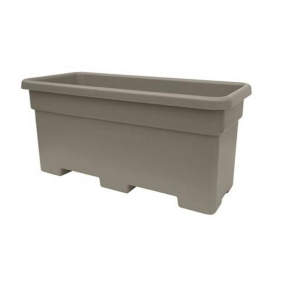 Jardinera Maxi Rectangular Artplast de 60cm con Reserva de Agua Tórtora