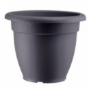 Maceta Campana Diámetro 25cm Antracita Artplast