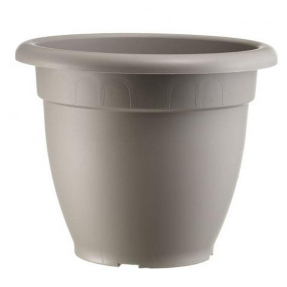 Maceta Campana de Plástico Artplast con Reserva de Agua, Diámetro 35cm, Taupe