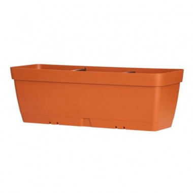 Maceta Rectangular Terracota Artplast de 60 cm con Dep&oacute;sito de Agua