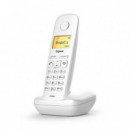 Teléfono Dect Inalámbrico GIGASET A170 Blanco con Pantalla Lcd y Función Alarma