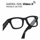 Gafas Inteligentes Gen-x Smart Glasses GB-7709 con Cámara IA de 12 MP Negras