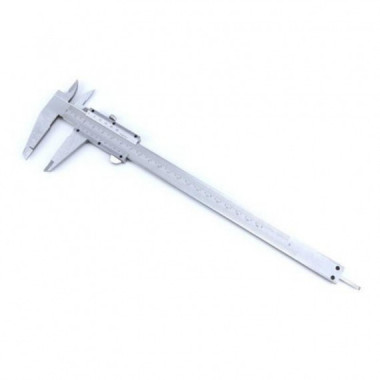 Calibrador de Acero Inoxidable Mader 200 mm con Estuche de Pl&aacute;stico