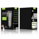 Cortapelos Recargable Green Lyca con Pantalla Digital y Acabado Cromado